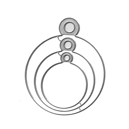 ET613 Yuan Металлическая резка штампы вырезанные Alinacraft круговой баннер бирка рыбий хвост флаг Скрапбукинг бумажный альбом для художественных занятий карточка резец GYH - Цвет: ET613 Yuan