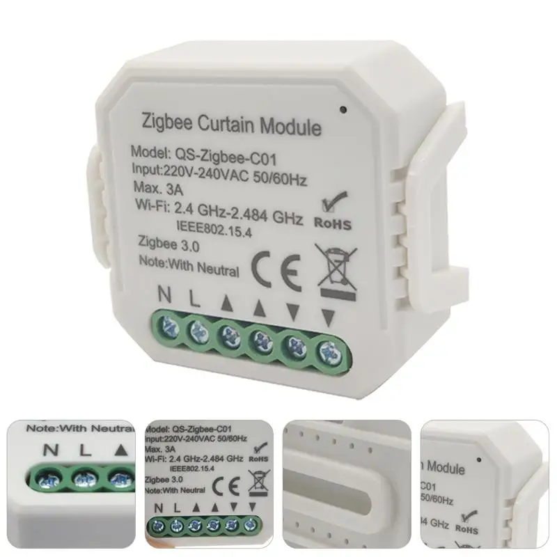 

1Pc Practical Durable Intelligent Curtain Module Home DIY Tool Curtain Switch Module