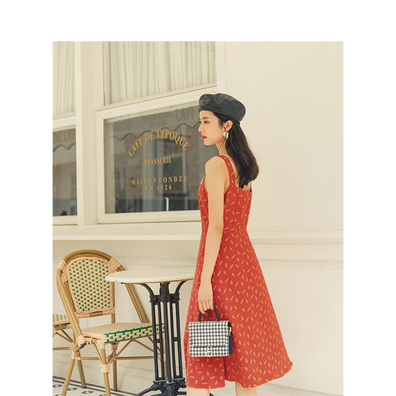 Женское шифоновое платье INMAN весенне-осеннее элегантное в молодежном