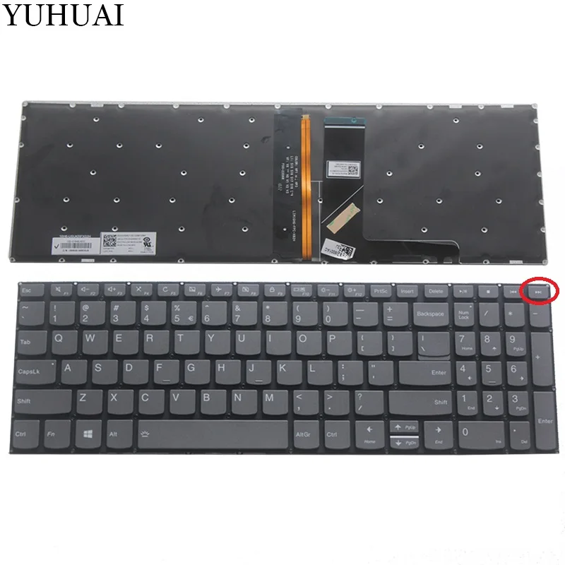 Новая клавиатура США для lenovo ideapad 330S-15 330S-15ARR 330S-15AST 330S-15IKB 330S-15ISK 7000-15 US клавиатура для ноутбука с подсветкой