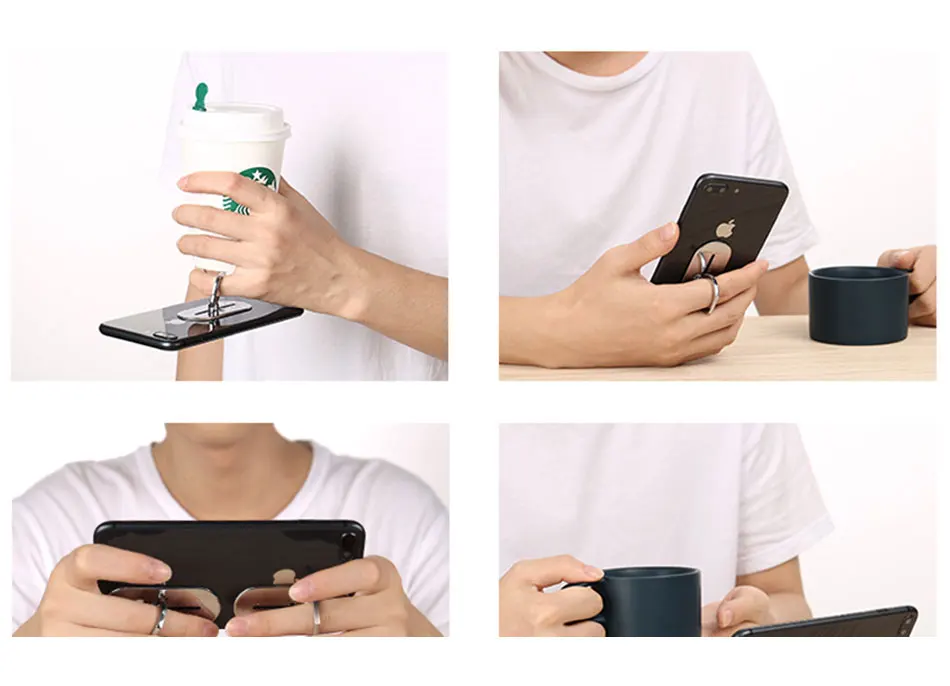 ROMAN Free Siding Finger Ring Smart Phone Stand Holder Mobile for phones iphone x 7 8 xiaomi huawei vivo | Мобильные телефоны и