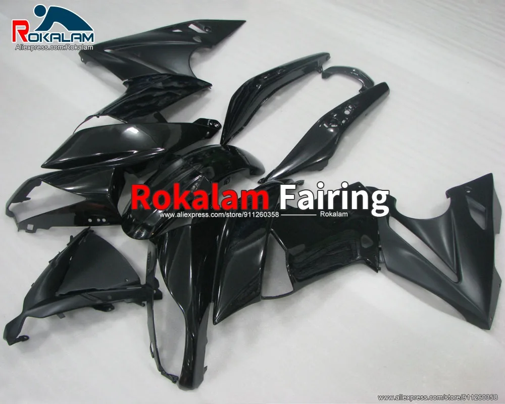 

Motorbike Covers For Kawasaki ER-6F Ninja 2009 2010 2011 650R ER6F 09 10 11 Bodywork Black Motorcycle Fairing Kit