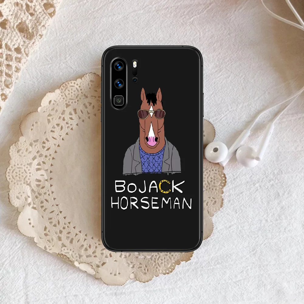 

BoJack Horsemans Phone Case For Huawei P Mate 10 20 30 40 Lite Pro smart Z 2019 nova 5t black Shell Pretty Funda Silicone Cover