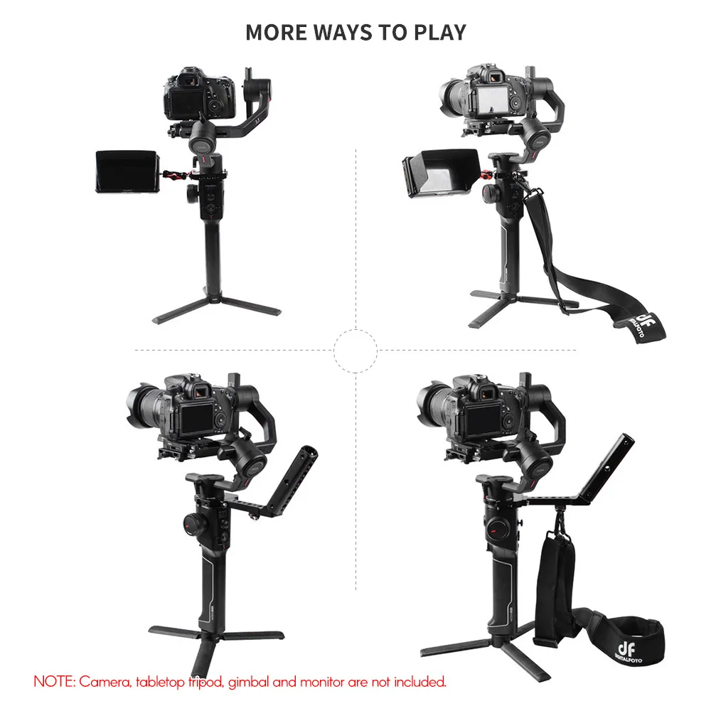 Универсальная ручка DF DIGITALFOTO TERMINATOR-AIR2 с ремешком для крепления на подвесе Moza Air