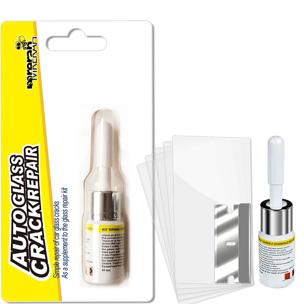 

Комплект для ремонта треснутых лобового стекла автомобиля, прозрачный клей для ремонта окон, длинные трещины, инструменты для ремонта сломанных царапин, дропшиппинг