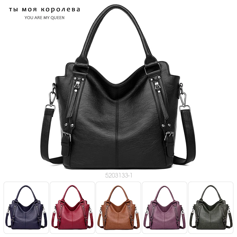 Женская сумка большой вместимости многофункциональная винтажная женская