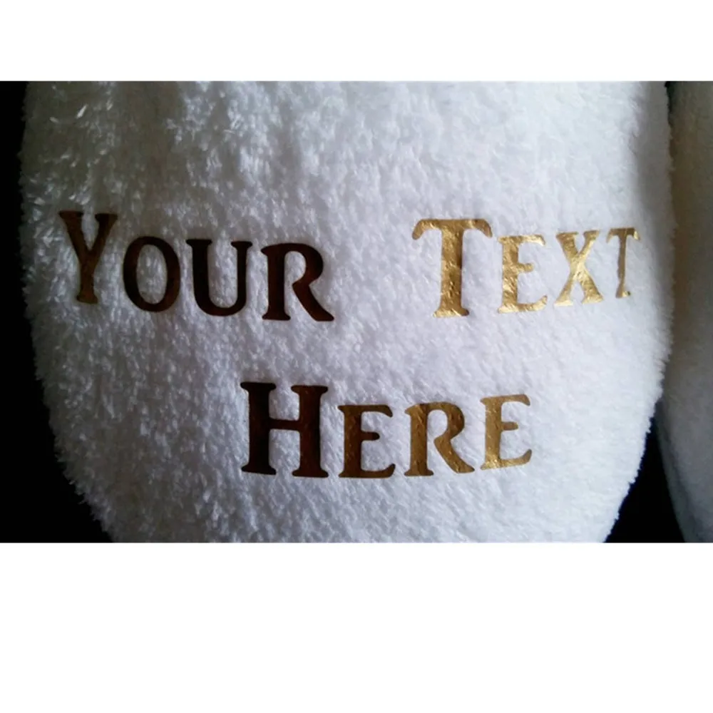 Индивидуальные шлепанцы с золотым шрифтом свадебные для невесты оригинальные