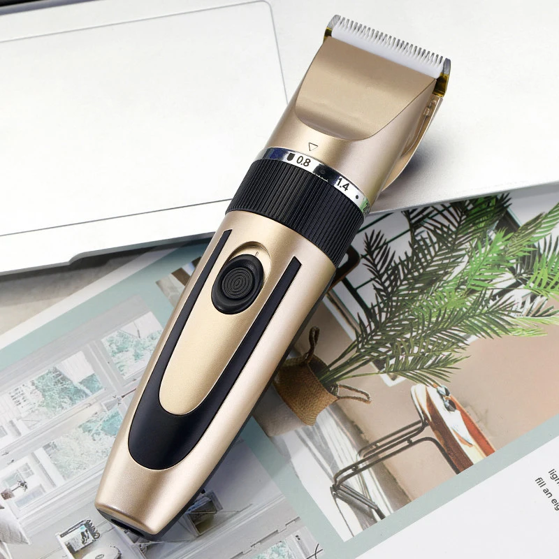 Professional Hair Trimmer Screen USB Rechargeable Shaver Beard Men Barber Cutting Machine Haircut Ceramic Blade | Бытовая техника