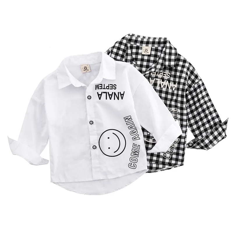 Весна-Осень 2020 новые классические рубашки в клетку с длинными рукавами и