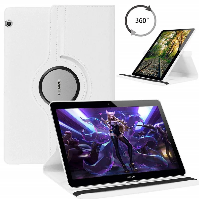 

MediaPad T3 10 чехлы для Huawei T3 10 чехол AGS-L09 AGS-L03 PU кожаный складной чехол-подставка для Honor Play Pad 2 9,6 планшет чехол
