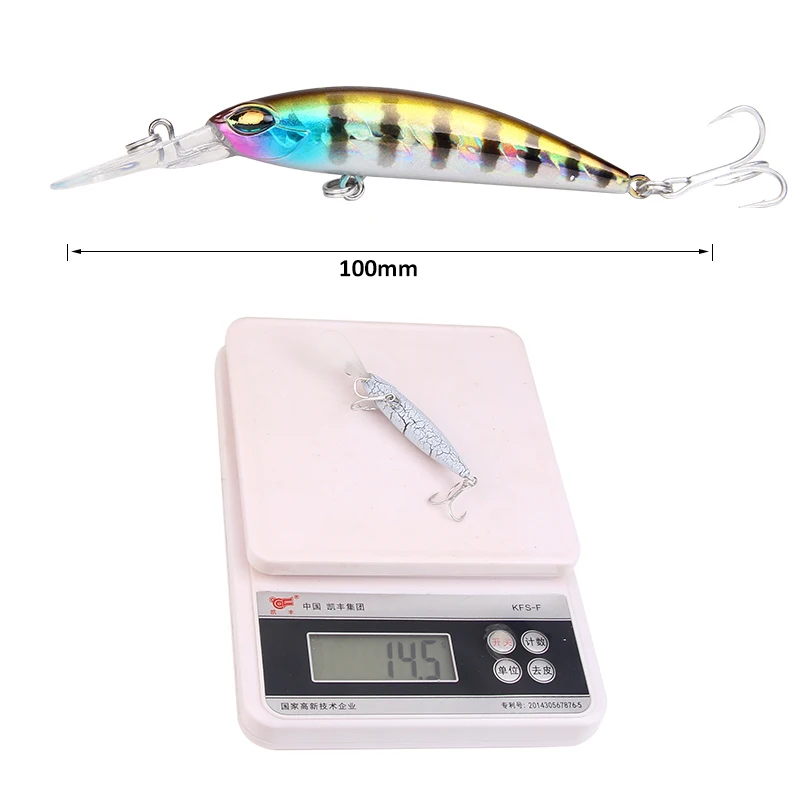 Плавающий Гольян рыболовные приманки Воблеры 100 мм искусственная жесткая