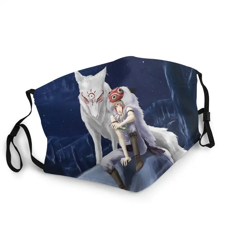 

Волк Принцесса Мононоке маска Для мужчин Анти-пыль классический Ghibli фильм маска защитный респиратор дышащие сандалии с открытым носком и м...