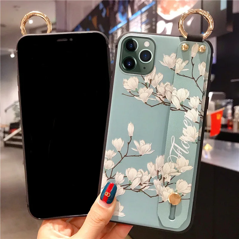 SoCouple ремешок для телефона держатель чехол s для iPhone 11 Pro Max чехол для iPhone 7 8 6 6S Plus X XS Max XR мягкая задняя крышка из ТПУ
