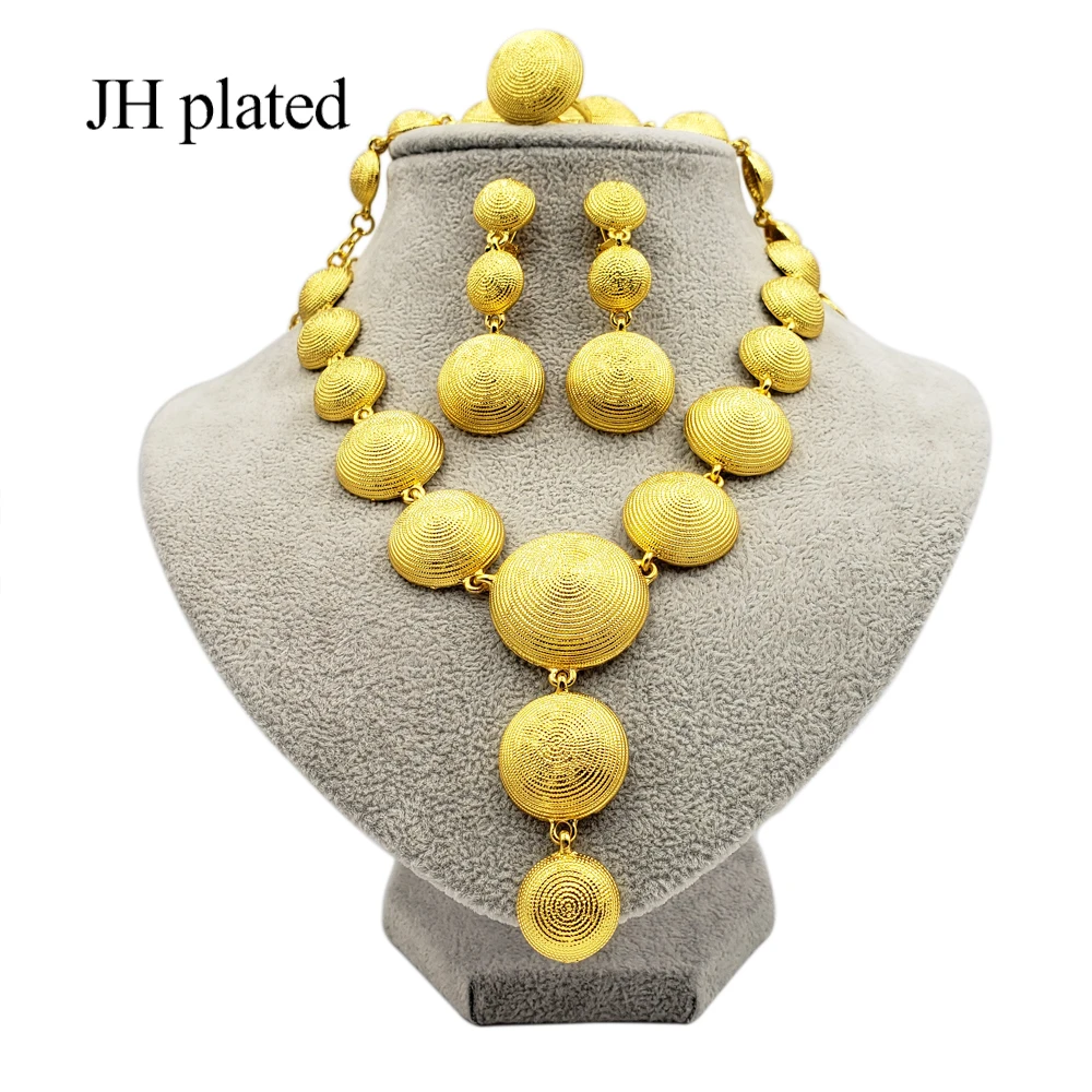 Дубай модные с покрытыем цвета чистого 24 каратного золота цвет круглой формы