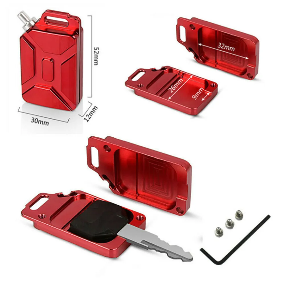 

For Moto Universal 3D CNC Oil Tank Shape Motorcycle Key Cover Keychain For Honda Exterior Decoration Accessories