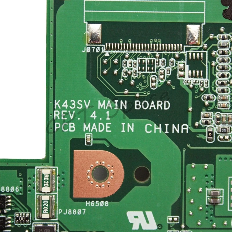 K43SV материнских плат REV: 4,1 GT540M для ASUS A43S X43S K43SJ A43SV K43SV Материнская плата ноутбука HM65 тестирование в целости