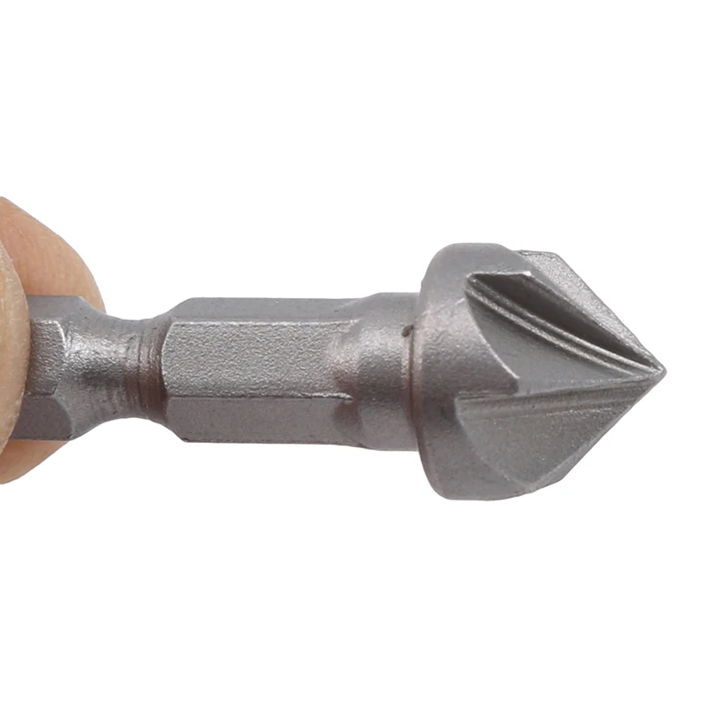 

6 Flute Counter Sink Drill Bit 90 Degree Point Angle Chamfer Cutting Woodworking Tool High Quality Durable Tools