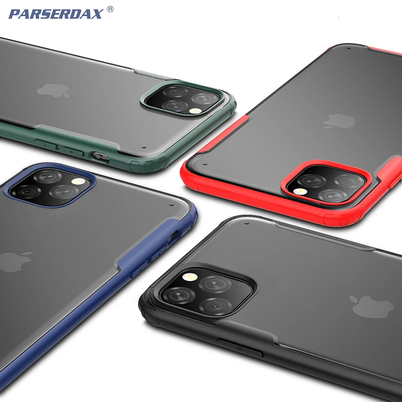Ударопрочный бампер Броня чехол для Apple iPhone 11 Pro XS Max XR X 8 Plus 7 мягкий телефона рамка