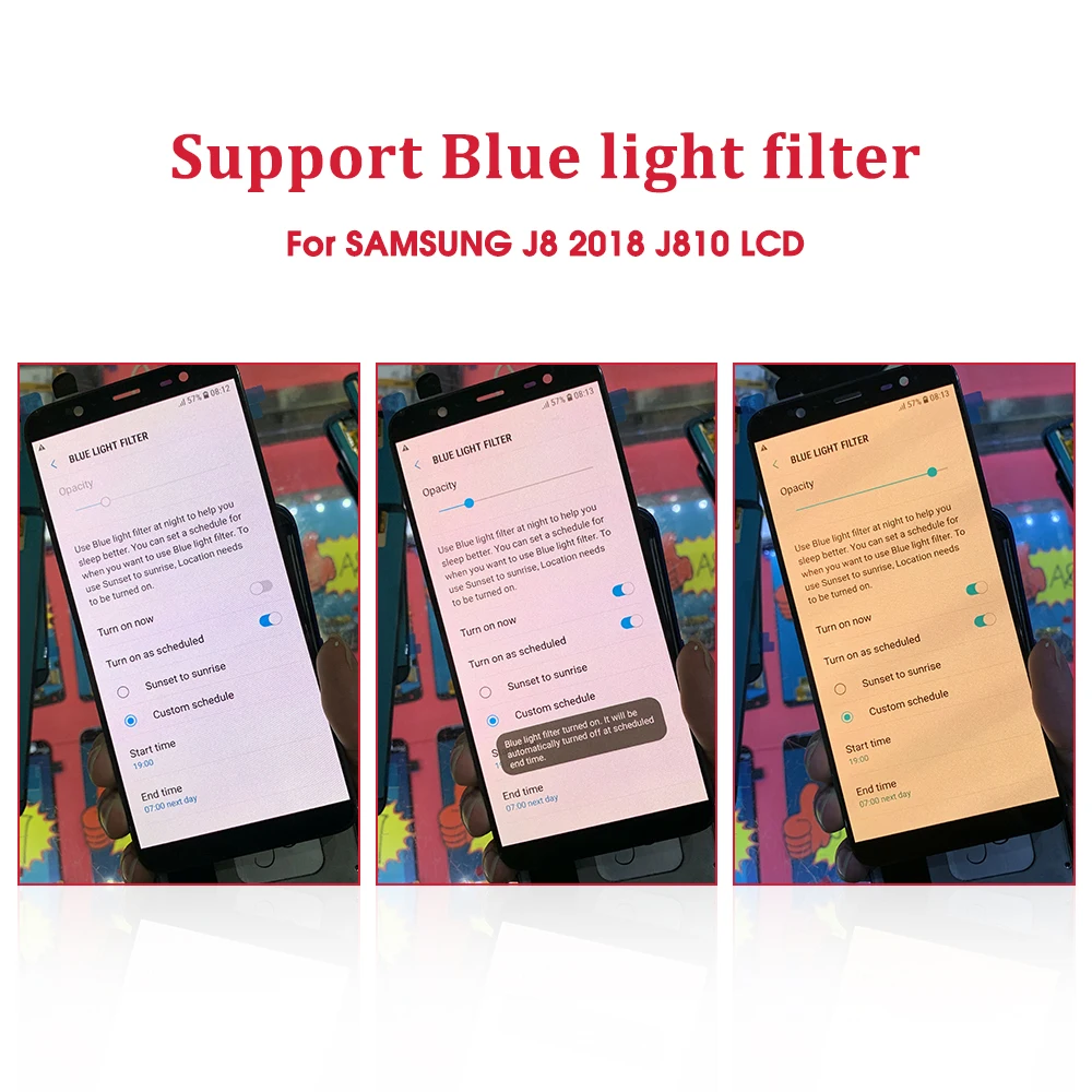 Супер AMOLED для samsung Galaxy J8 lcd On8 дисплей+ Сенсорная панель экрана для замены для samsung Galaxy J810 экран