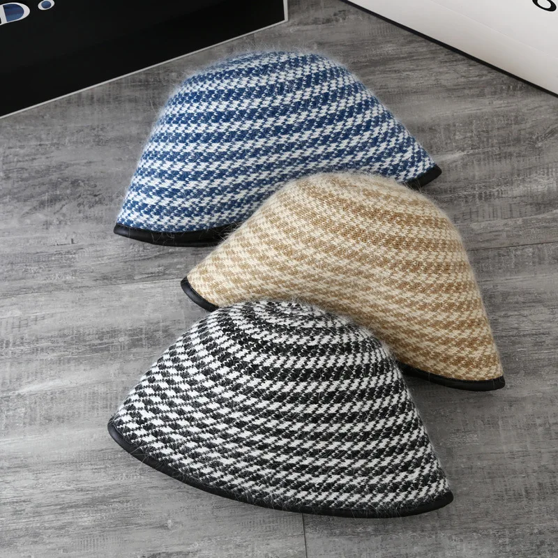

ZLD New Autumn Winter Fisherman's hat men women Bucket Hats Unisex Fashion Warm knitted basin caps windproof outdoor cap