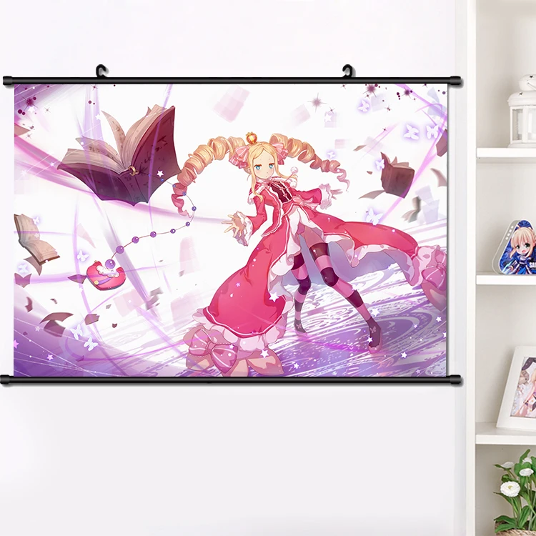 Аниме Re:zero kara hajimeru isekai seikatsu ОЗУ Emilia Косплэй наклейки на стену панно настенные