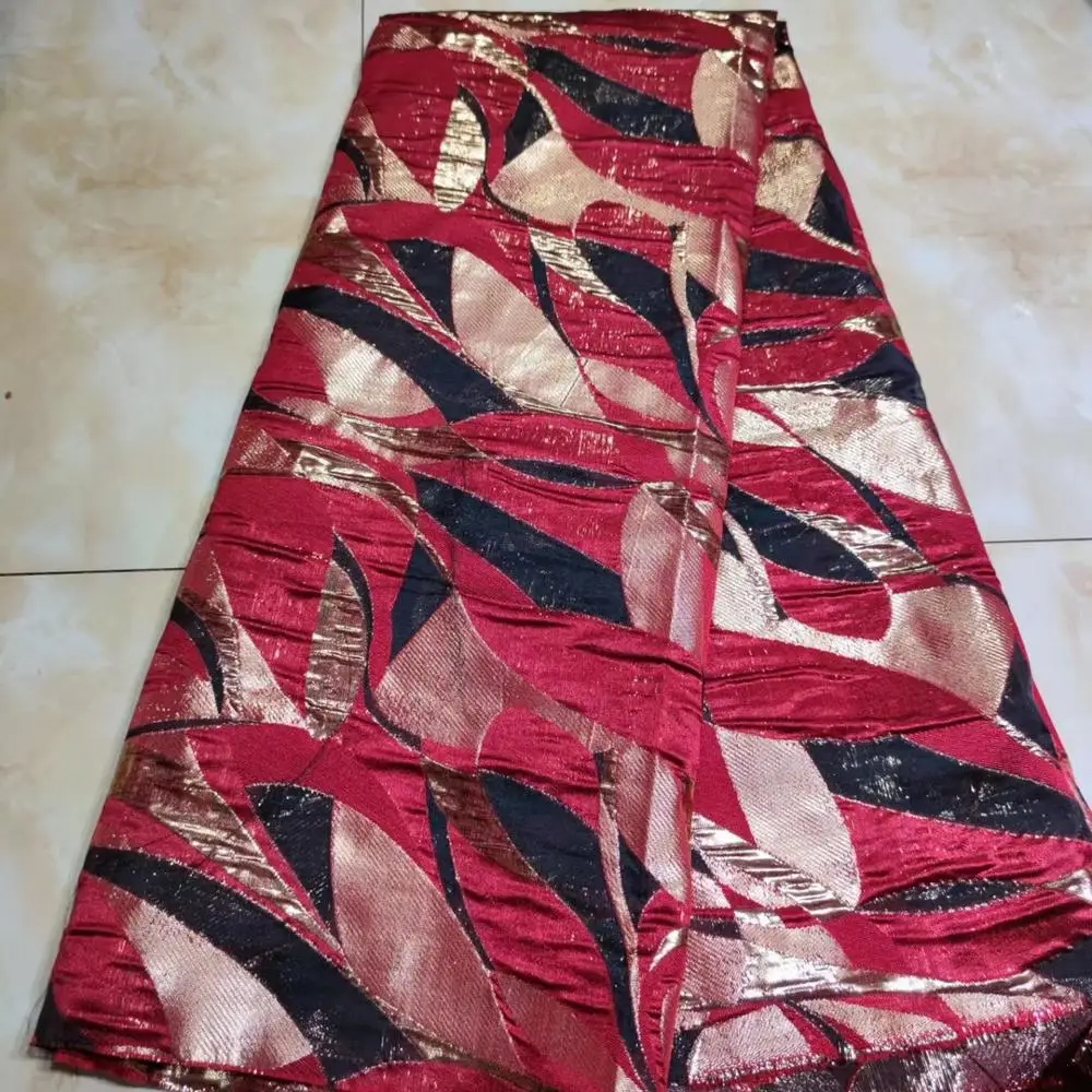 

Madison African Jacquard Lace Fabric High Quality Embroidered Brocade Lace Fabric French Tulle Lace Fabric for Party Dress