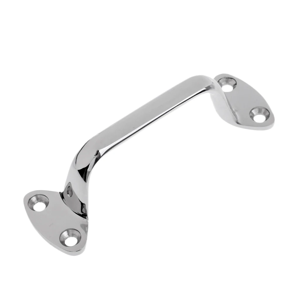 

2x 316 Stainless Steel 6" Polished Grab Handle Handrail Boat Marine Hardware