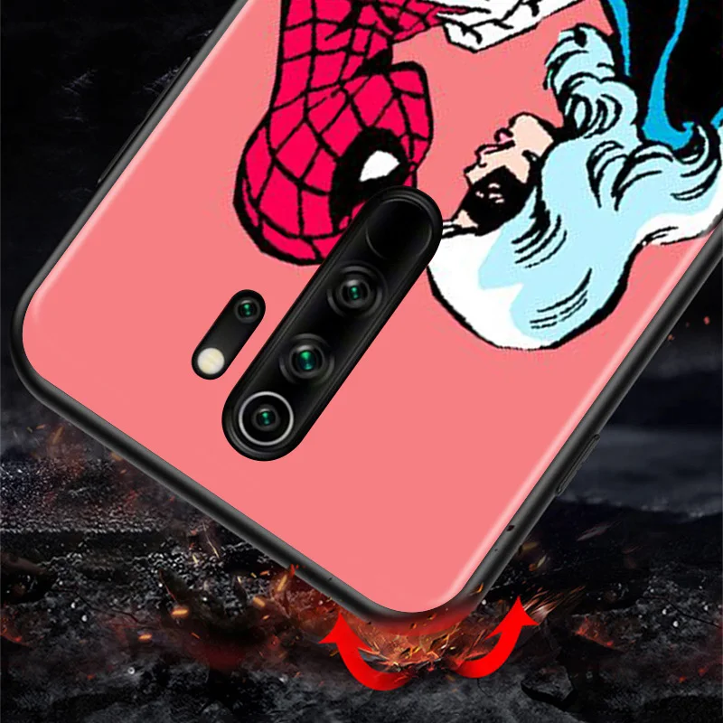 

Marvel Avengers Spider-Man Super Hero For Xiaomi Redmi 9A 9C 9 Prime GO 8A 8 7A 7 Y3 S2 Y2 6A 6 5A 5 4X Pro Plus Soft Phone Case