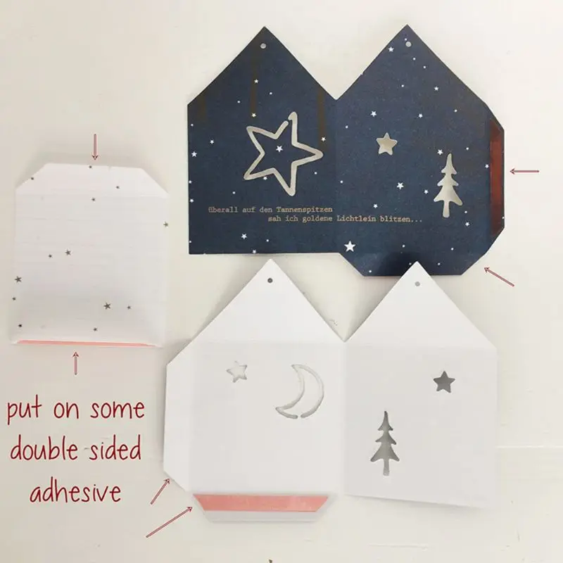 2021 Новый Дерево Луна Звезды металлический Трафаретный вырубной штамп