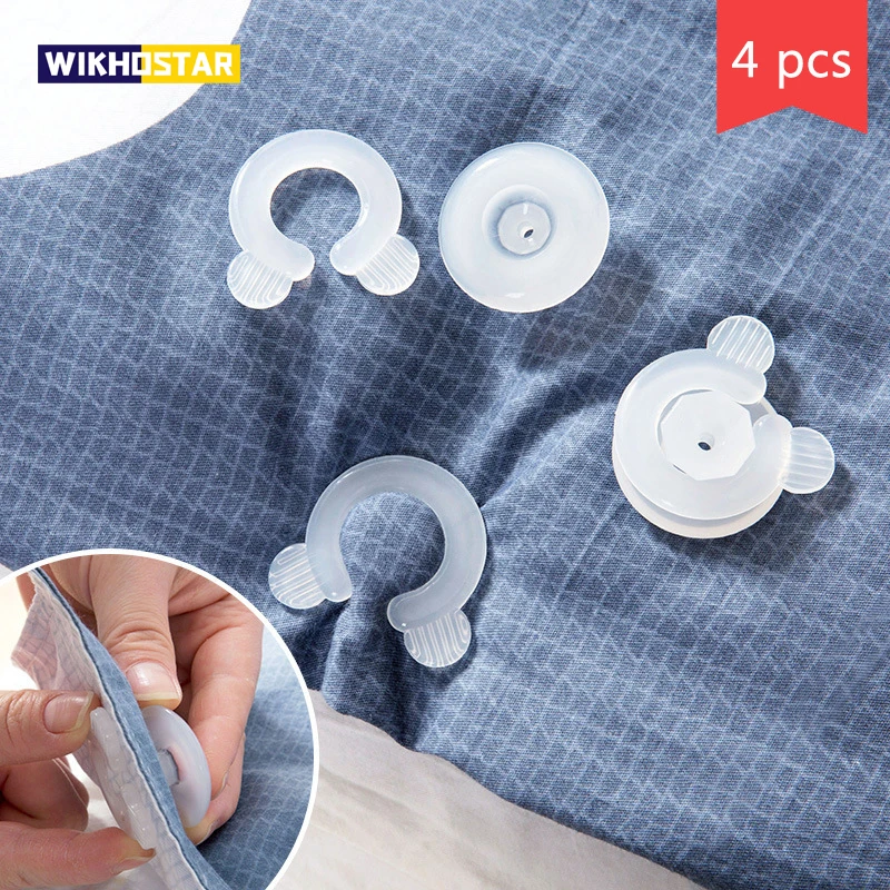 

Зажимы для простыни WIKHOSTAR, 4/8 шт., захваты для одеяла зажимы для пододеяльника, держатель для простыни, домашний держатель