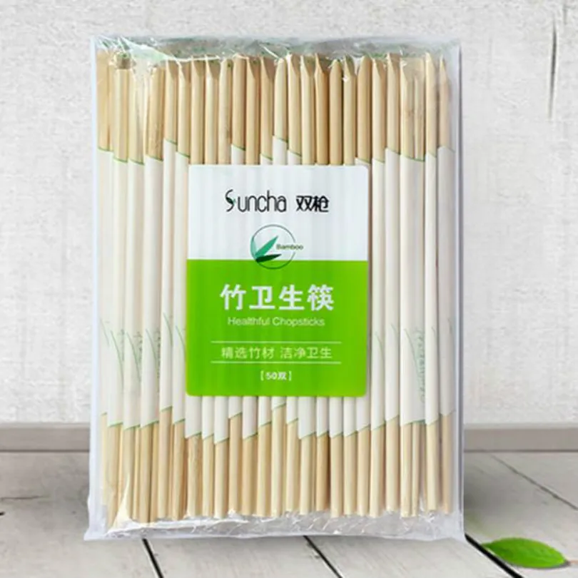 

L 20cm High quality Safety and health Disposable chopsticks bamboo Disposable chopstick outdoor camping chopstick 50pair/lot