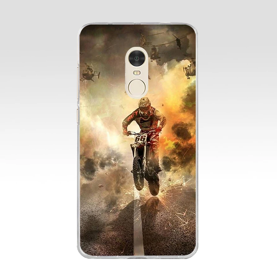 226FG moto cross dirtbikes Мягкий Силиконовый ТПУ чехол для телефона xiaomi redmi 7 7a note 4A 4X 6 Pro 6A |