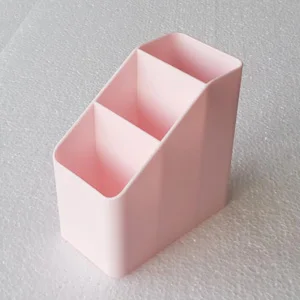 PINK 1 шт. Многофункциональный пластиковый ПП Настольный ящик для хранения чехол 4 сетки подсетка макияж косметический держатель настольный карандаш ручка Органайзер CL-2515 - Цвет: PINK