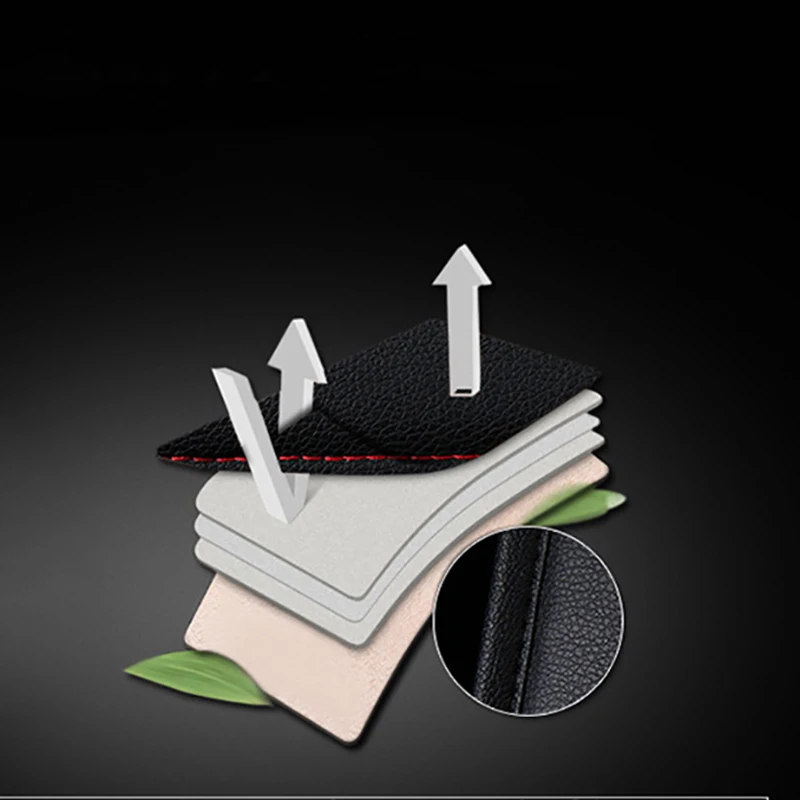 Чехлы для автомобильных сидений Kalaisike кожаные универсальные чехлы Toyota Volkswagen Suzuki