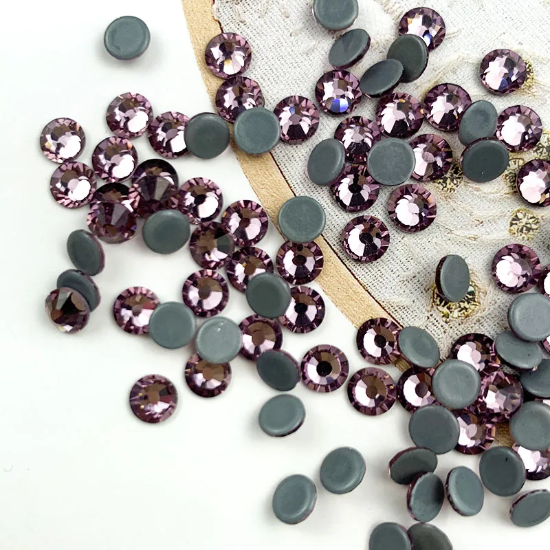 Пришить Аппликация из страз LT свет аметиста фиолетовый 45 Цвета 1440 шт. исправление