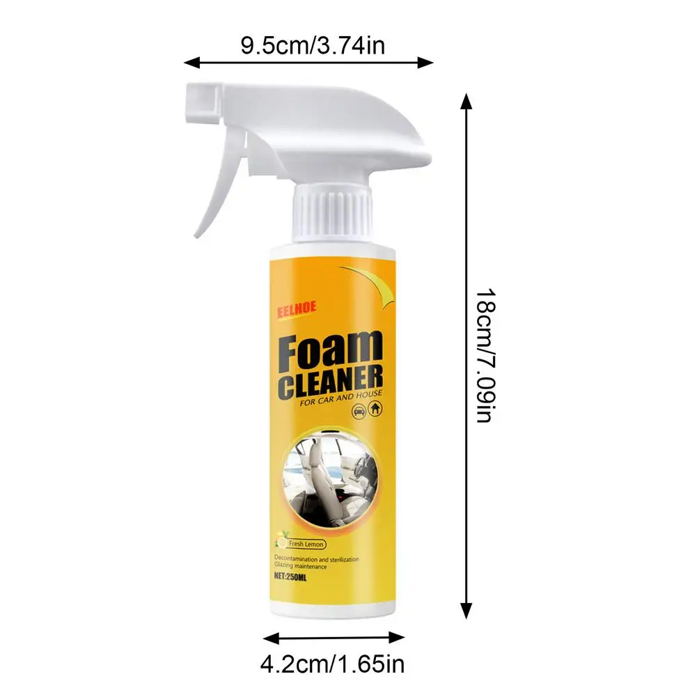 250ML New Multi-Purpose Foam Cleaner Rust Remover Cleaning Multi-Functional Car House Seat Interior Auto Accessories | Автомобили и
