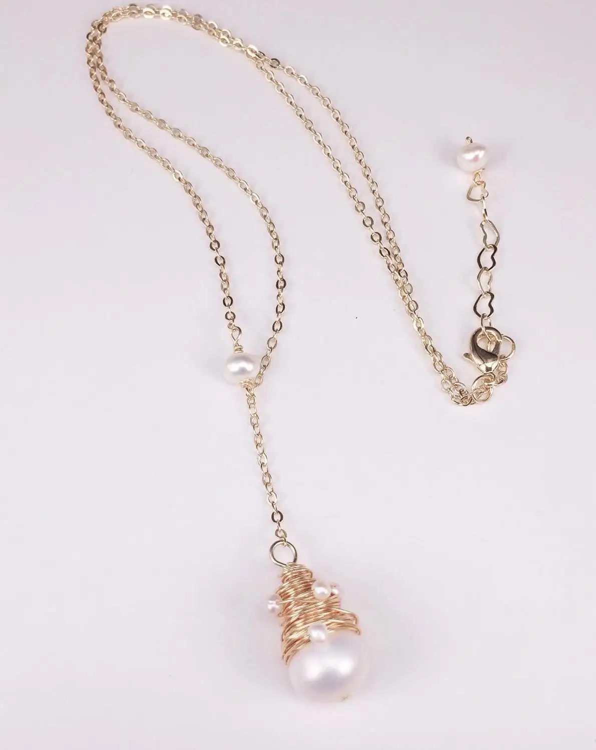 Золотой браслет ручной работы с натуральным жемчугом для женщин подарок девочек