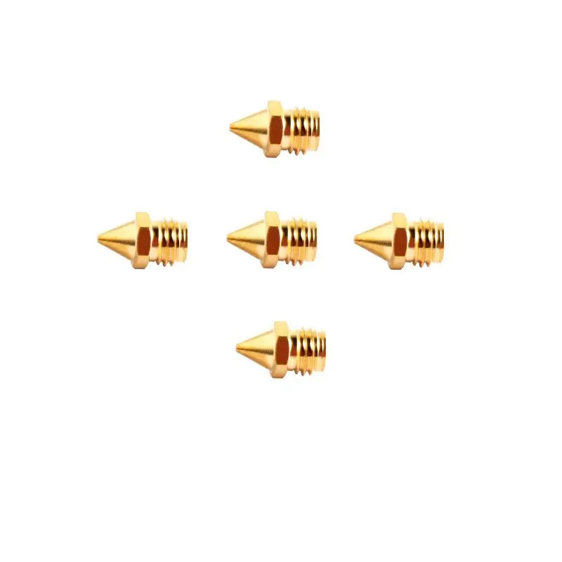 Запчасти для 3D-принтера geeetech 5 шт. заостренные носовые сопла Geeetech 2 в 1 выходное