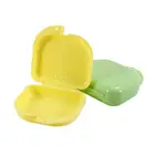 Многоцветный портативный зубной фиксатор, Ортодонтическая полипропиленовая коробка, практичный пластиковый чехол, коробка для ротовых зубных протезов, органайзер для гигиенических принадлежностей