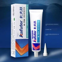 kaft k704 silicone rubber white high temperature resistant sealant electronic component fixed waterproof insulation 45g