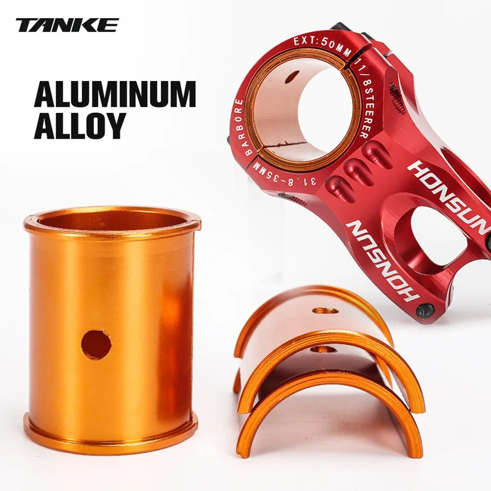 

TANKE Bike Handlebar Shim Spacer 31.8 To 35mm Handle Bar Bore Adapter Durable Aluminum Alloy Bicycle Accessories Parts