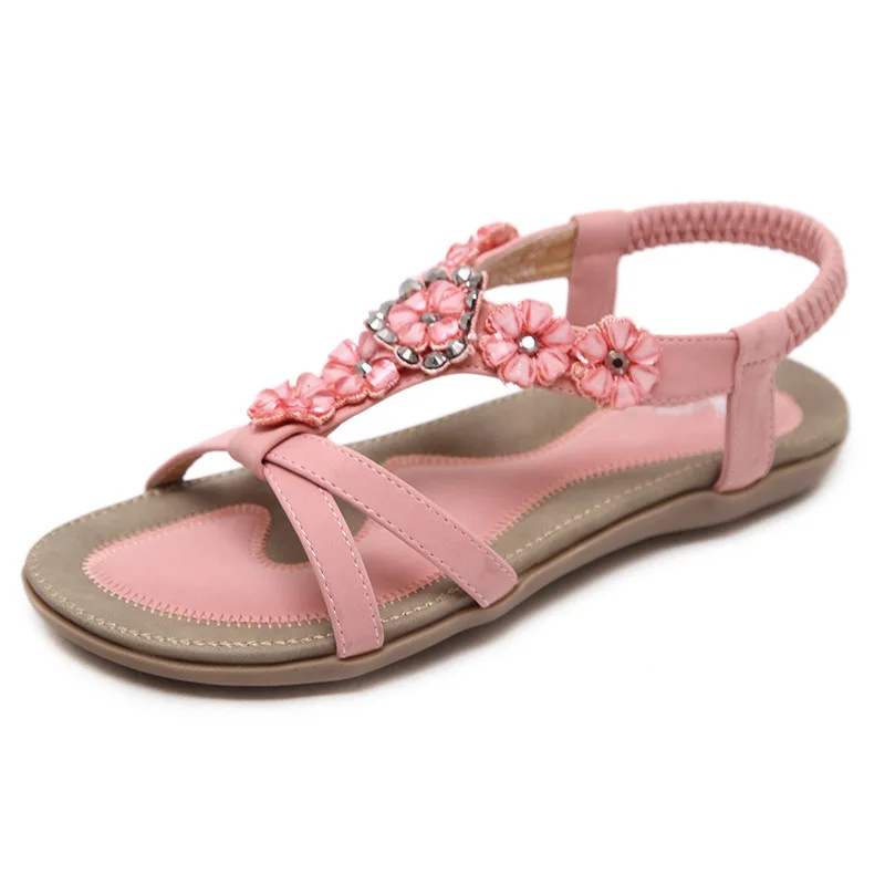 

New Women Sandals Gladiator Summer Flat Beach Shoes Ladies Open Toe Roman Sandals Women Sandalias Mujer Plus Size