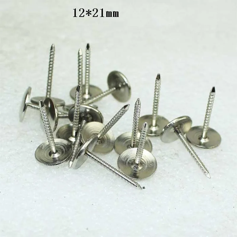 

Iron Upholstery Nail Antique Jewelry Case Box Sofa Decorative Tack Stud Pushpin Decorative Furniture Nails Chrome Color,10Pcs