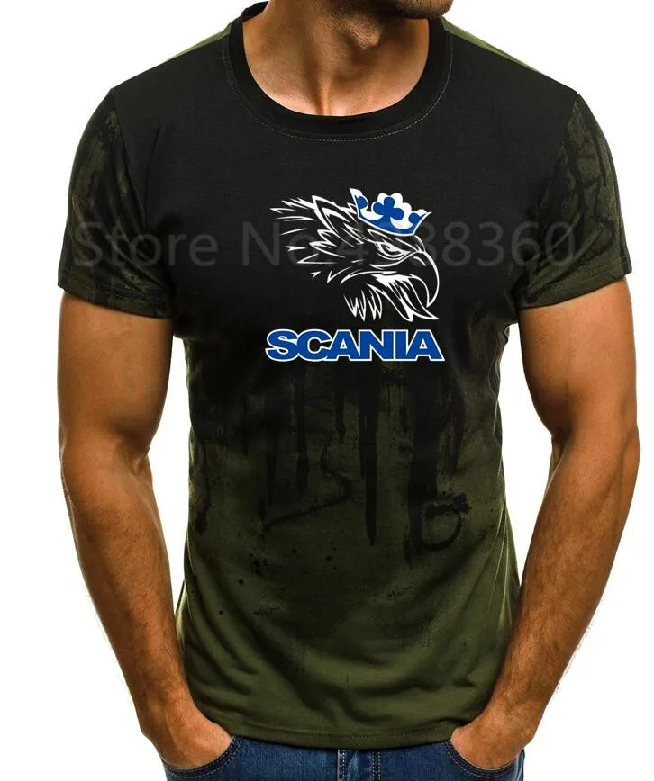2019 Ограниченная серия новые мужские футболки модная футболка Saab SCANIA
