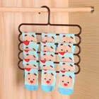 1 штука синего Нескользящие вешалка для брюк стеллаж для сушки многофункциональные Штаны Вешалка Галстуки-шарфы для ремней полотенец мульти Слои одежда держатели Nordic