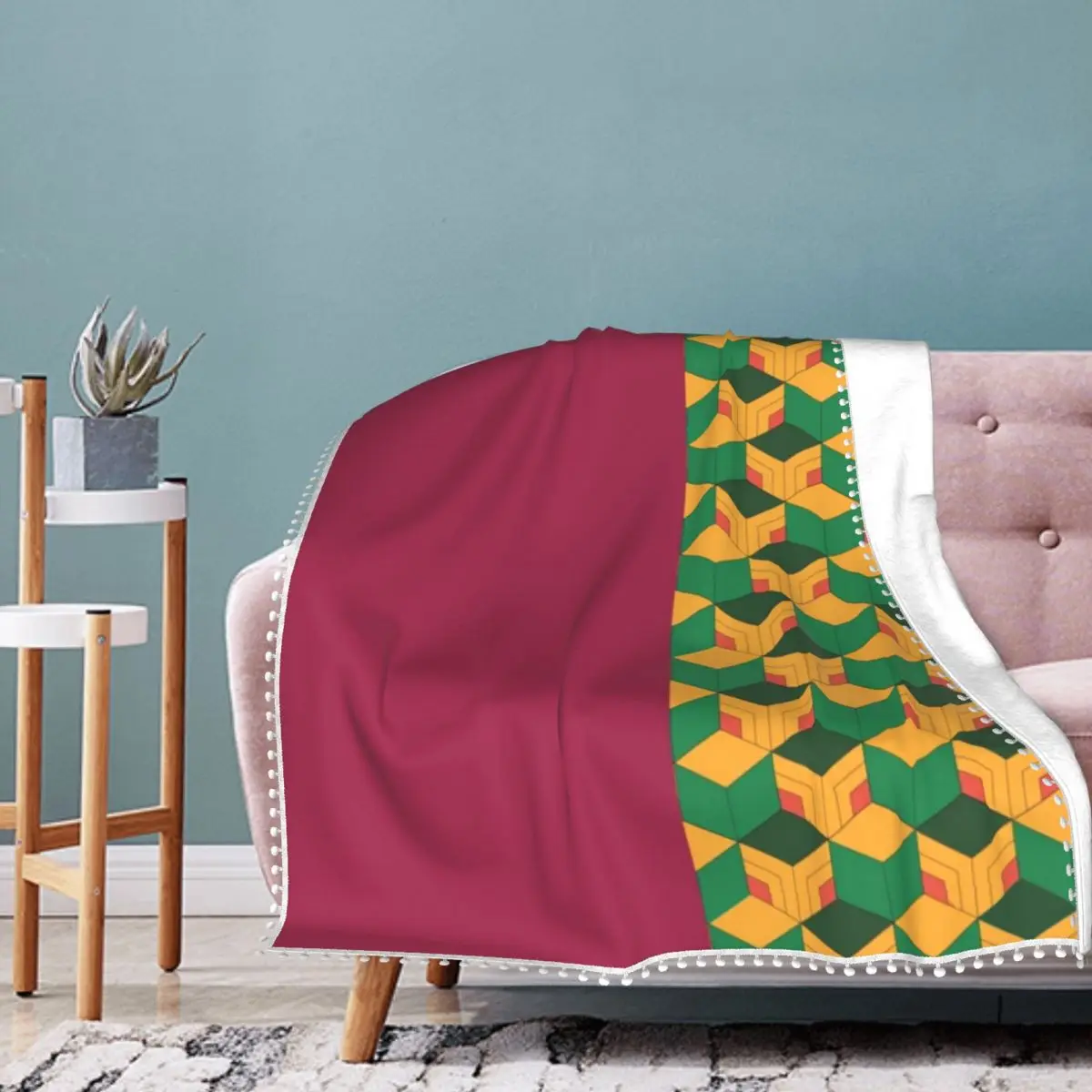 

Giyuu Tomioka Pattern Demon Slayer Blanket Japan Harajuku Super Soft Fashion Bedspread Big Fleece Car Blanket