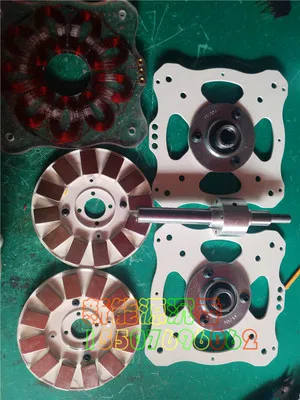 Acrylic kit Высокая мощность DIY диск с постоянным магнитом без железа генератор низкая скорость высокая эффективность ветровой гидравлической свободной энергии исследования - Цвет: Acrylic kit