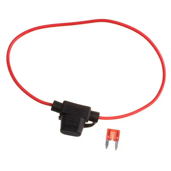 

VODOOL 1 шт. Водонепроницаемая электрическая розетка мини-лезвие в линии держатели предохранителей с предохранителем 10 А автомобильные Сменны...