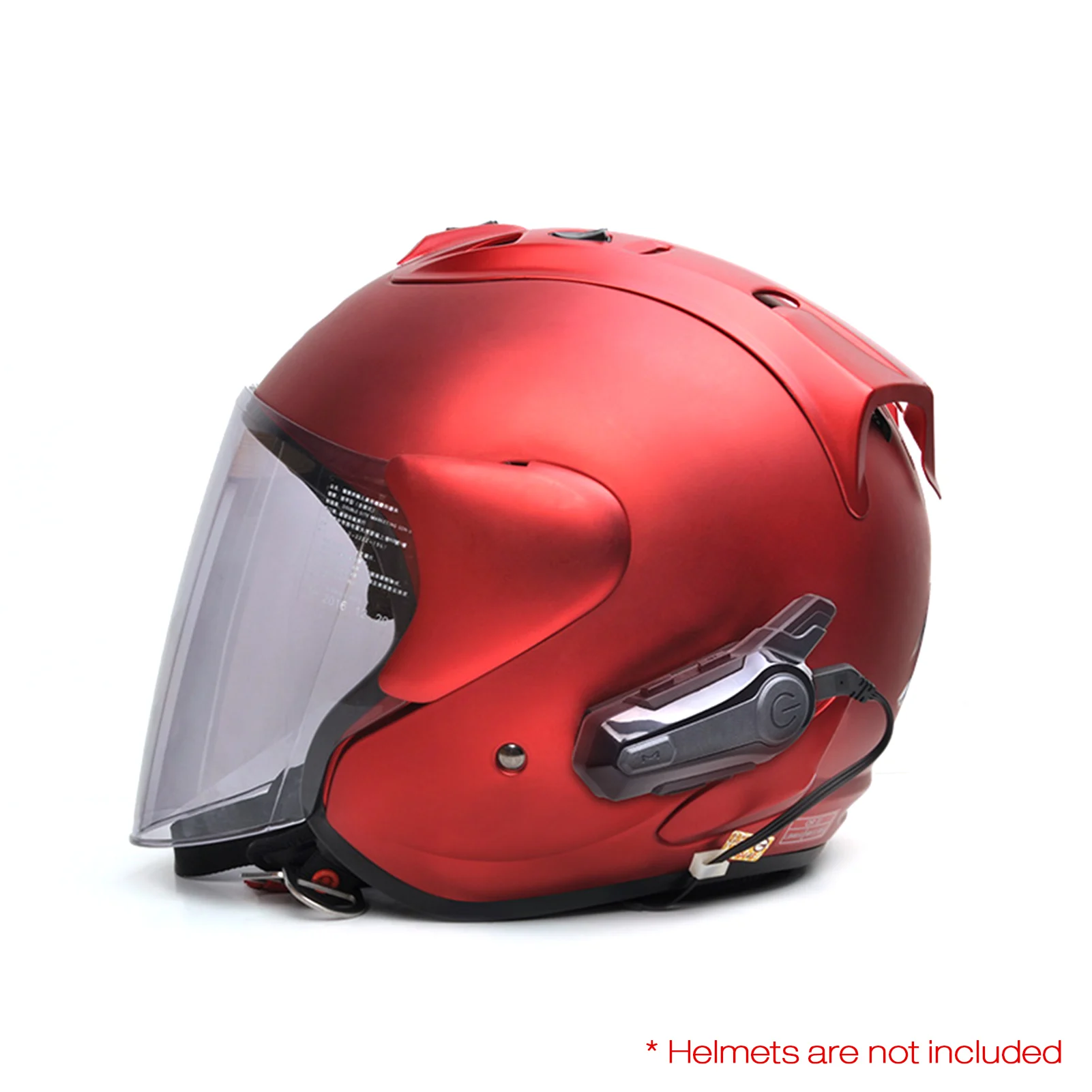 

Motorcycle BT Intercom with FM Radio Helmet BT Headset Waterproof Universal Communication System for ATV Dirt Bike Motorcycle