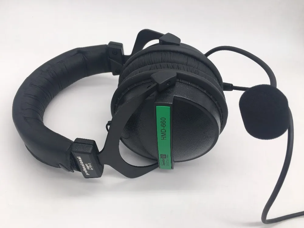 Профессиональные стереонаушники Superlux HMD660E с динамическим микрофоном для прямой трансляции, диджейской музыки, настольной видеоконференции